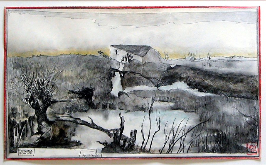 "Wassermühle" Hommage Horst Janssen